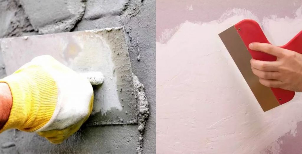 Шпаклевка бетонных стен: как правильно шпаклевать