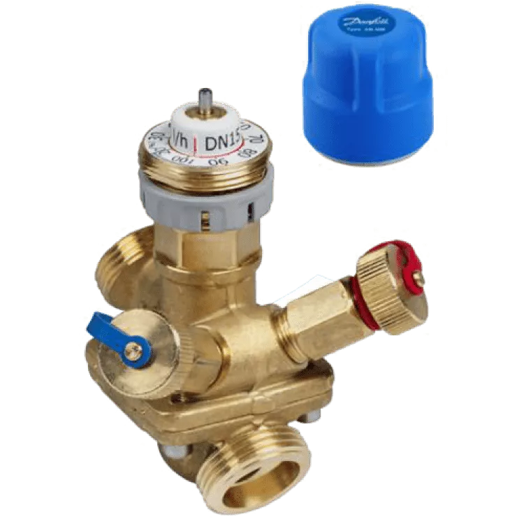 Клапан балансировочный с измерительными ниппелями Danfoss AQT DN150,09 ...
