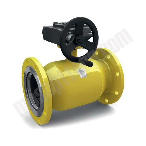 Кран шаровой сталь газ КШ.Ц.Ф.Р.GAS Ду 50 Ру40 фл с редуктором ...